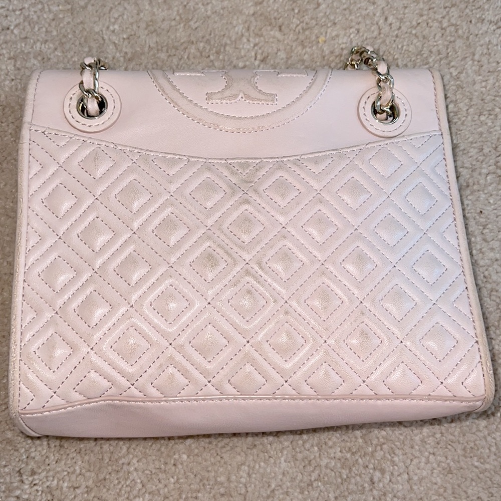 Quilted Tory Burch Fleming Shoulder & Crossbody Bag - Picture 9 of 12
